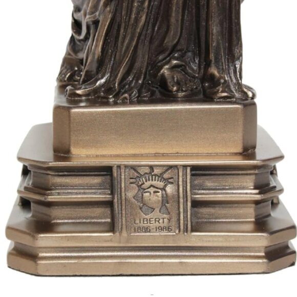 The Statue of Liberty Cold Cast Bronze Sculpture Home Decor Souvenir - Picture 4 of 7